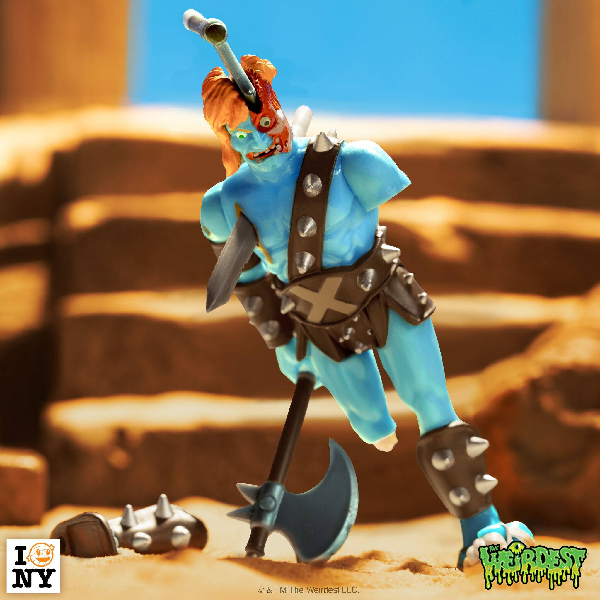 Super7 The Weirdest Gor-ior figurina Indigo To Hell metalic