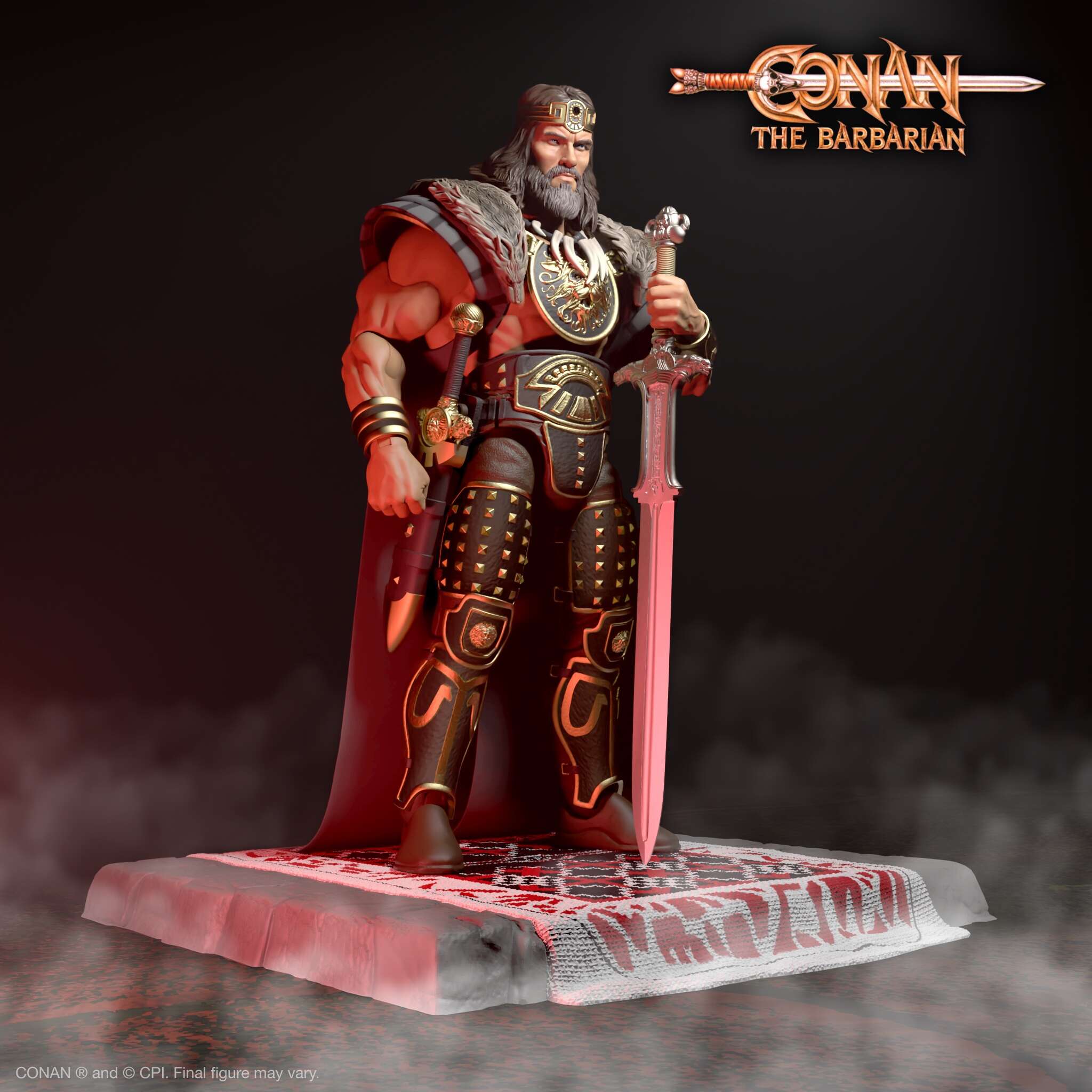 Super7 Conan ULTIMATES Wave 4 King Conan figurina cu tron