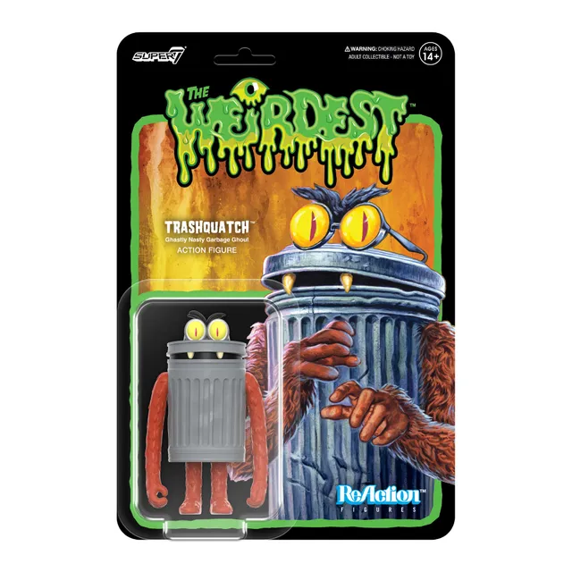 Super7 The Weirdest Trashquatch figurina metalizata