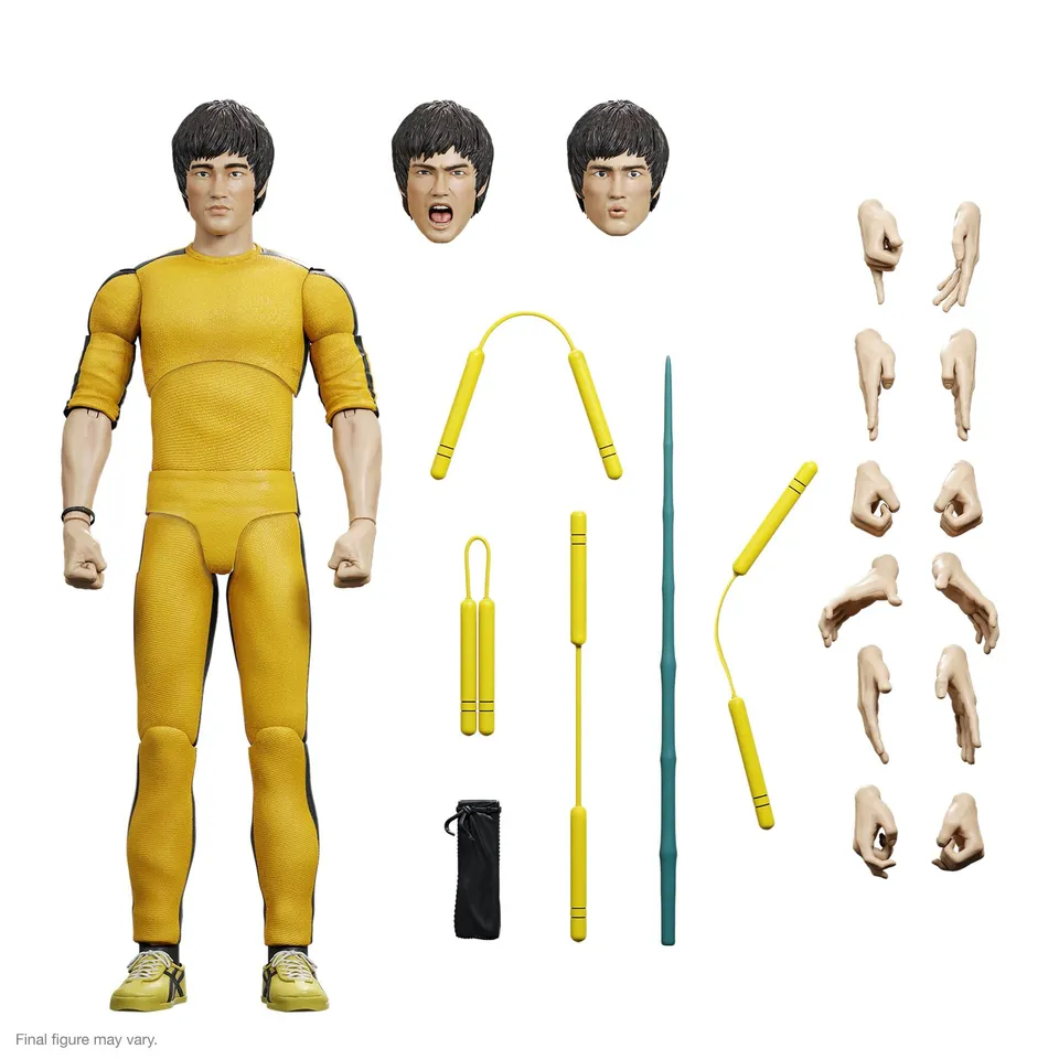 Super7 Bruce Lee ULTIMATES The Challenger figurina 18cm galben