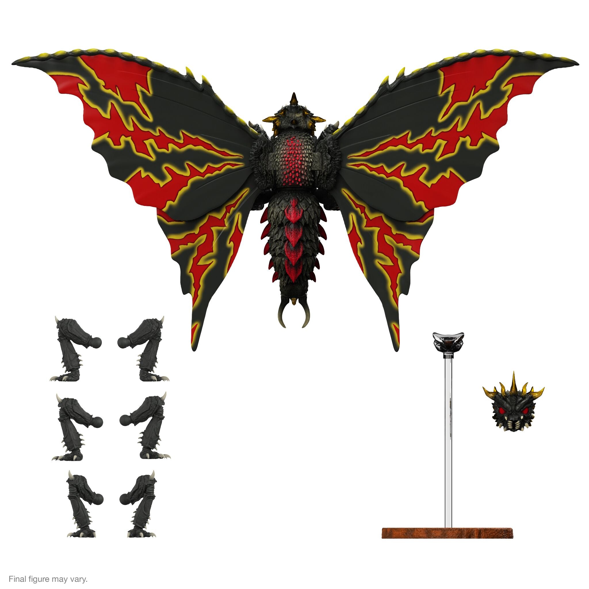 Super7 Toho ULTIMATES Mothra Battra set 2 figurine