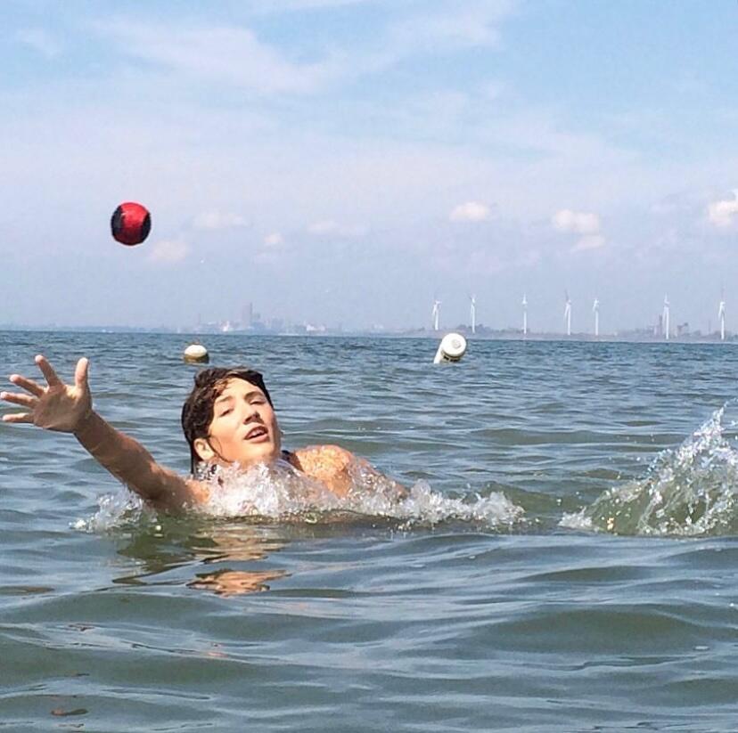 Waboba Beach minge fotbal nr 5 + pompa portocaliu sport
