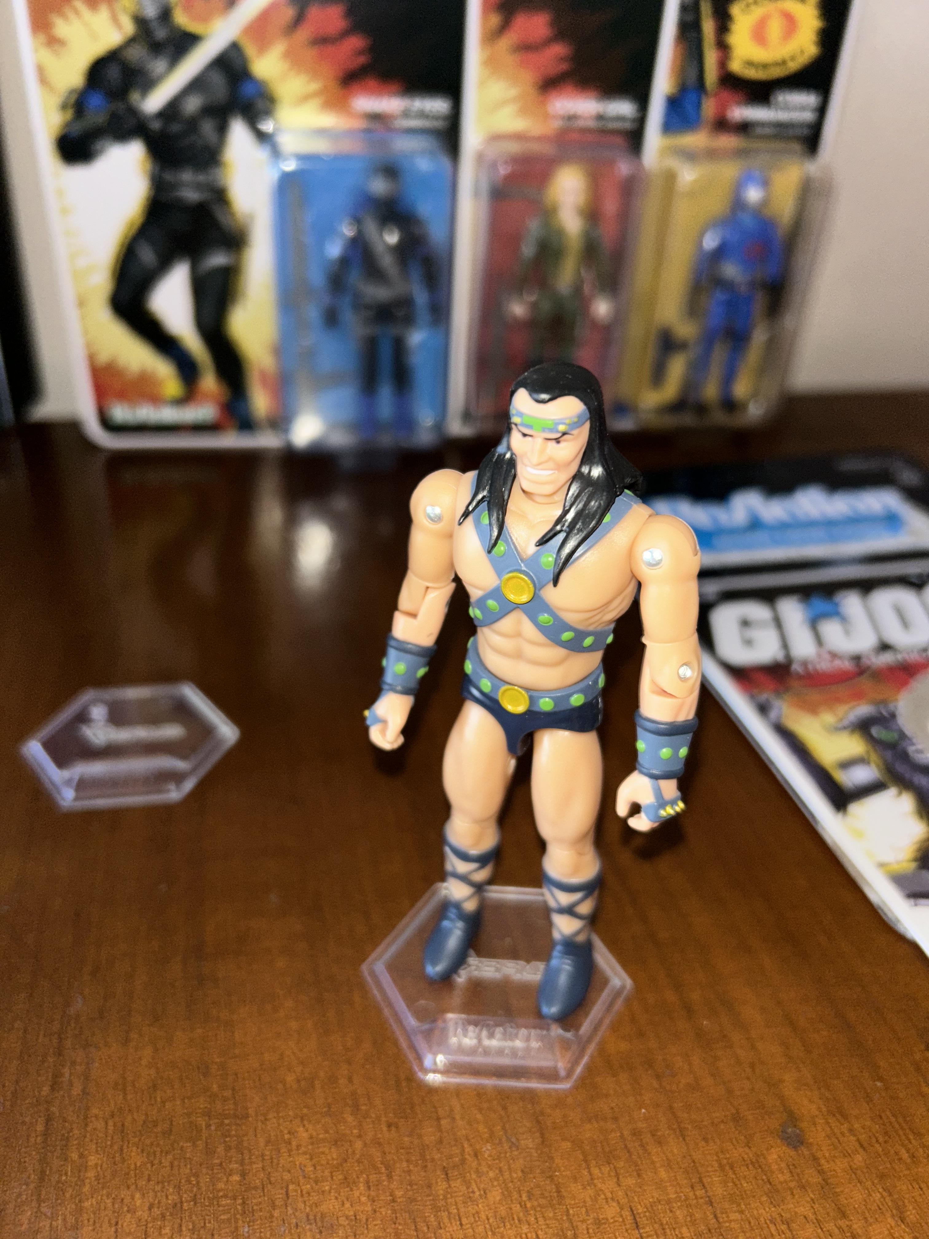 Super7 ReAction Stands set 10 suporturi figurine transparente