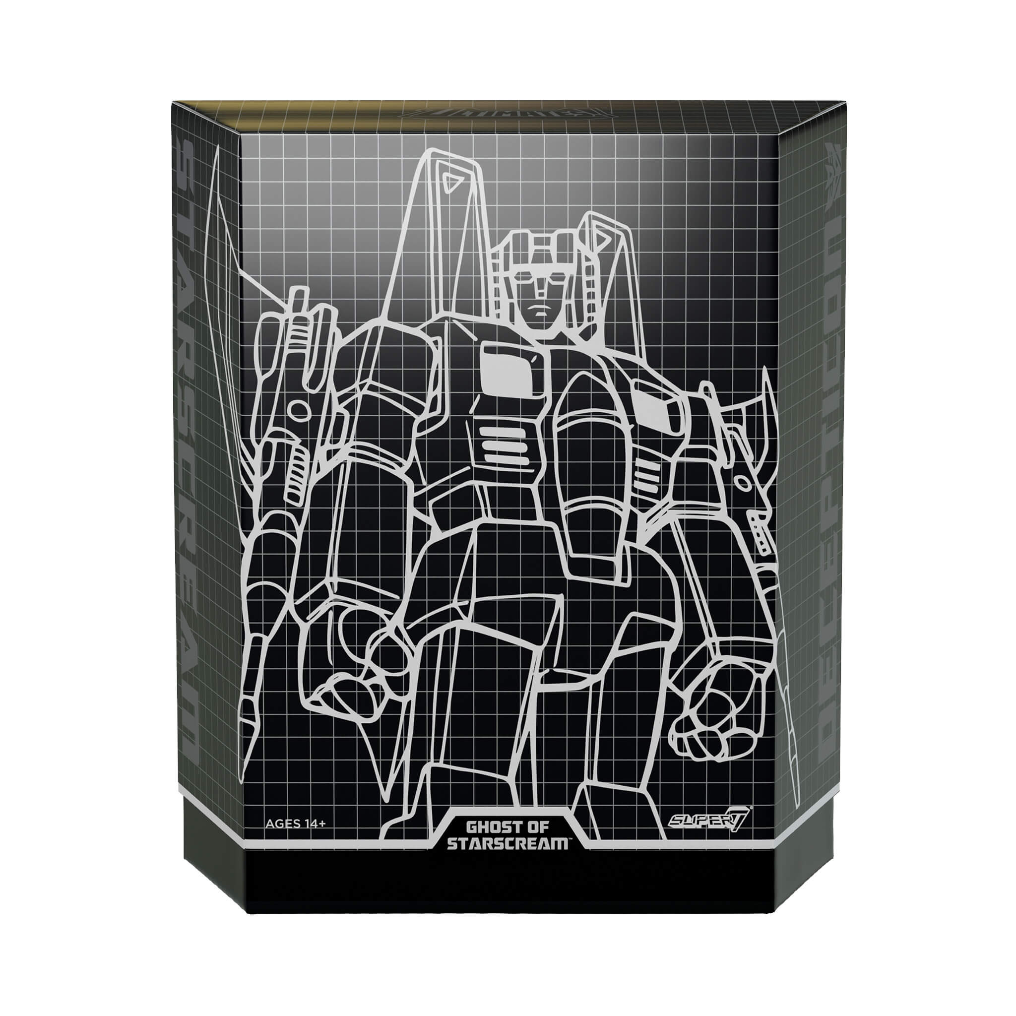 Super7 Ultimates Starscream's Ghost figura transparenta