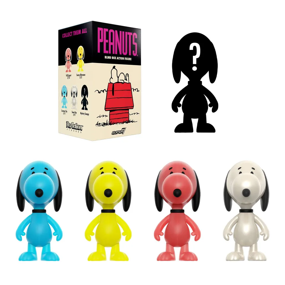 Super7 Peanuts Snoopy blind box figurina surpriza 9,5 cm