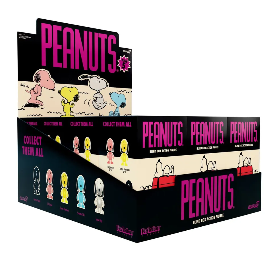 Super7 Peanuts Blind Box More Snoopies figurine set 12 bucati
