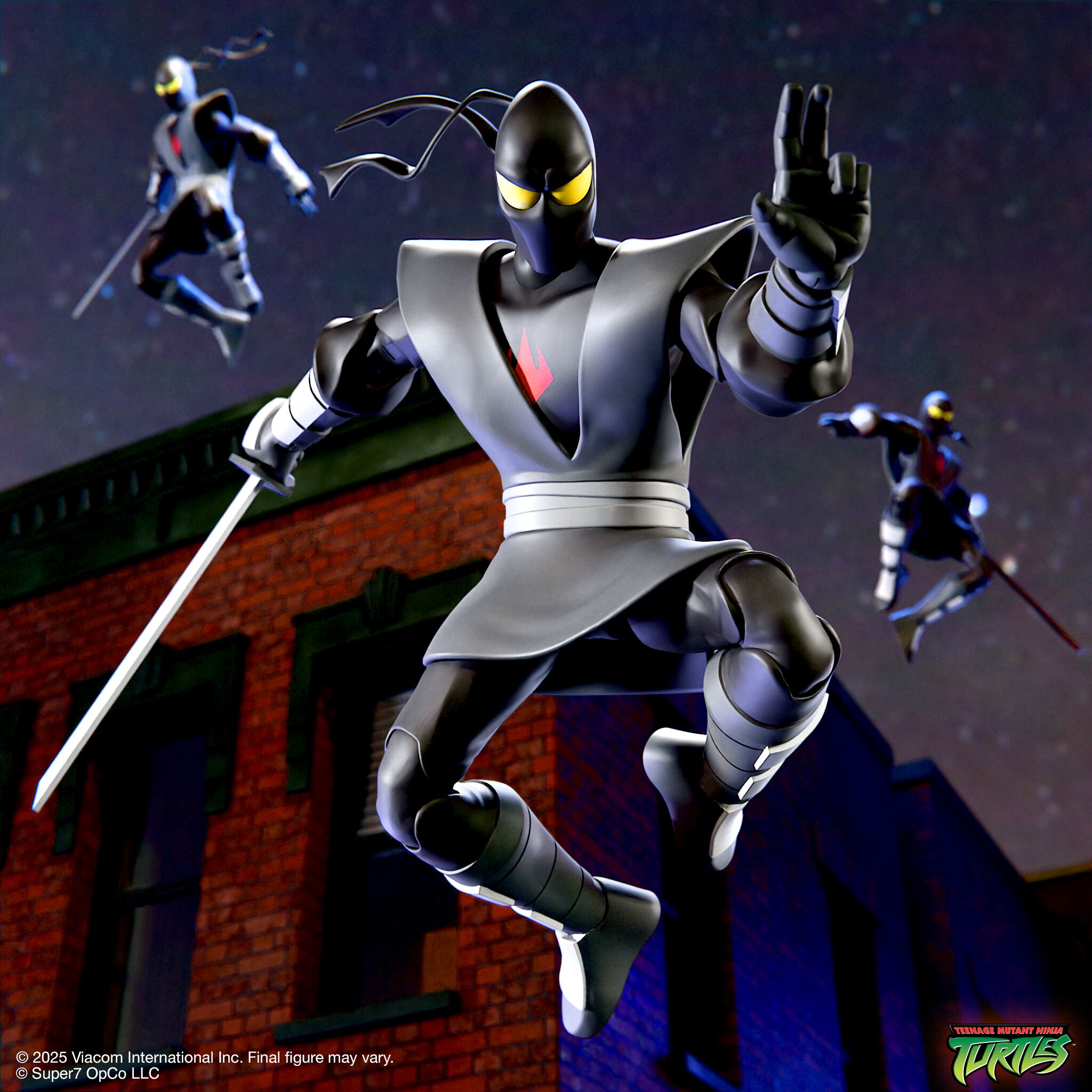 Super7 TMNT Foot Ninja ULTIMATES figurină 18 cm cu katane
