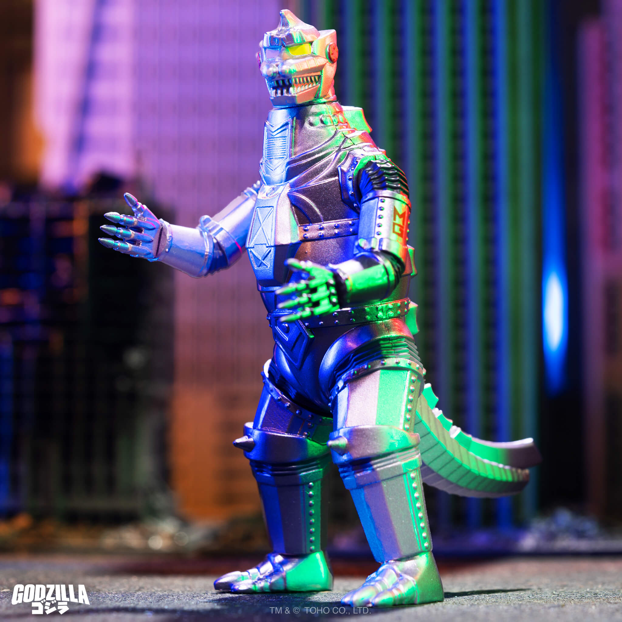 Super7 ReAction Mechagodzilla 74 figurina 9,5 cm metalic
