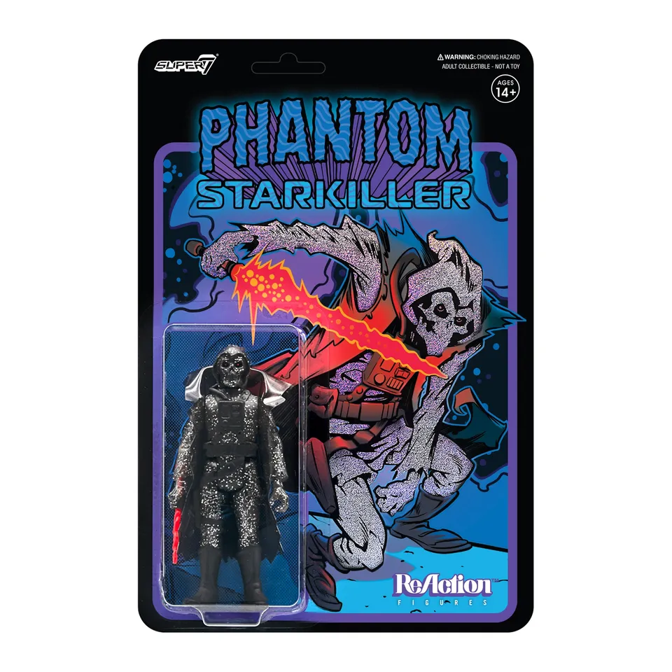 Super7 Killer Bootlegs Phantom Starkiller figurina glitter