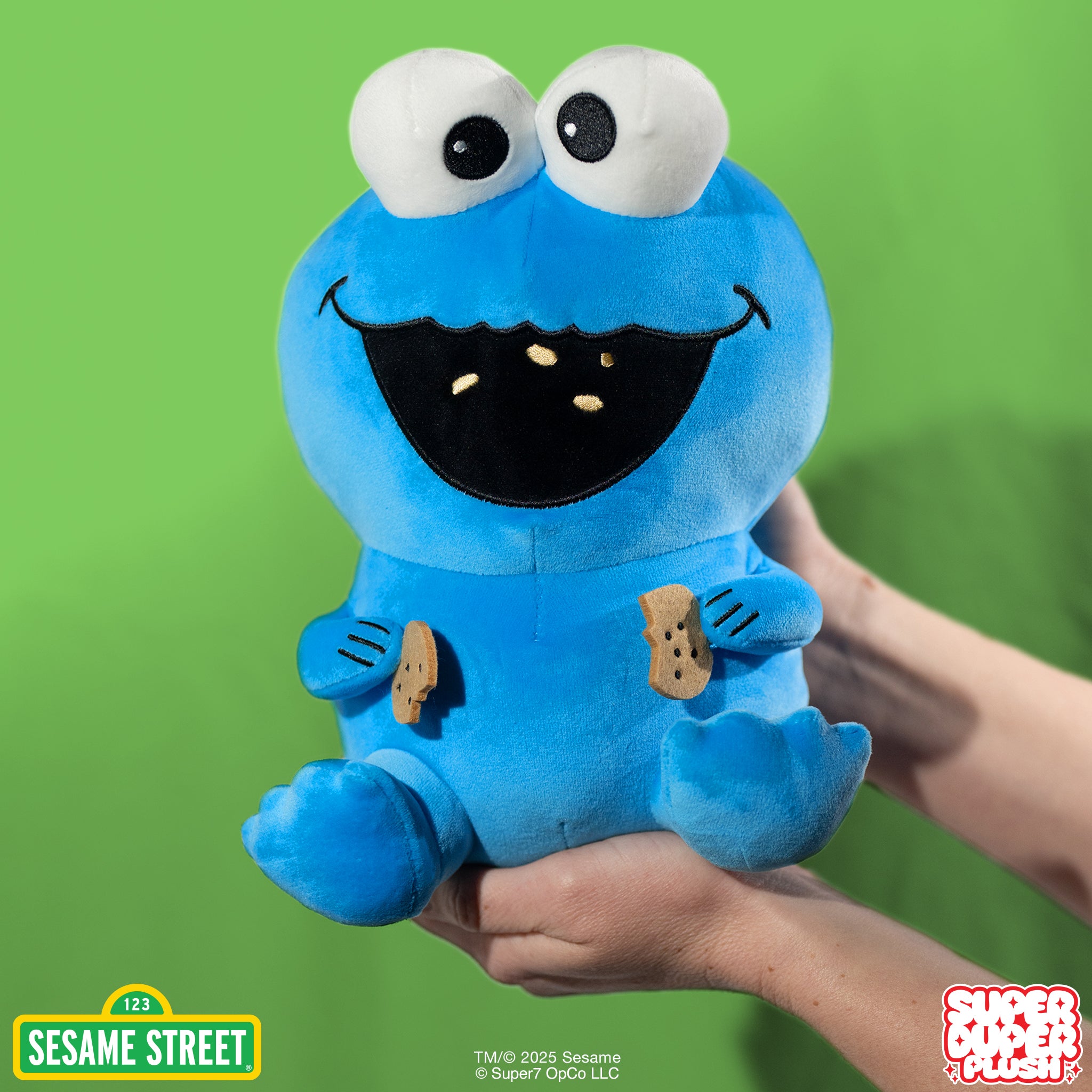 Super7 Super Duper Plush Wave 01 Cookie Monster plus 20 cm moale