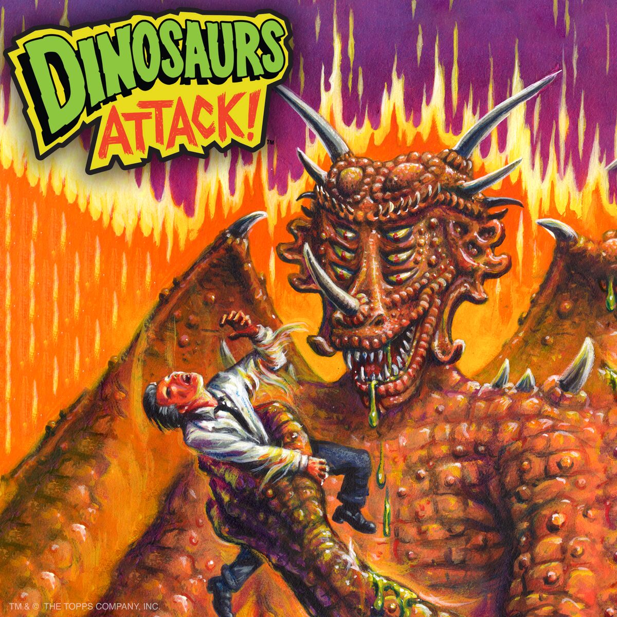Super7 ReAction Dinosaurs Attack Supreme Evil figurina rosie