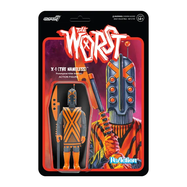 Super7 The Worst ReAction figurina X-1 Nameless Wave 3