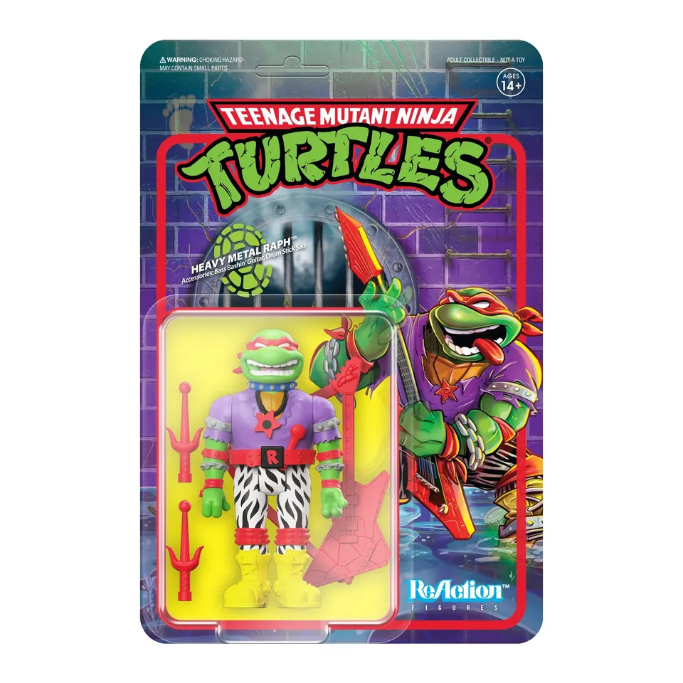 Super7 TMNT ReAction Wave 6 figurina Heavy Metal Raph