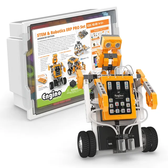 Engino ERP PRO Advanced kit robotica 70 modele 9-12+ ani
