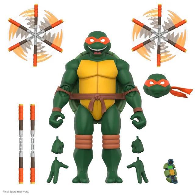 Super7 TMNT Ultimates Michelangelo figurina 18 cm articulata