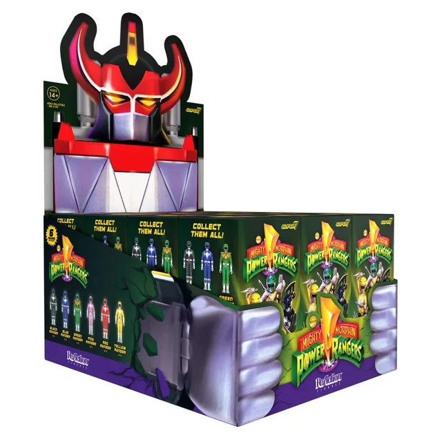 Super7 Power Rangers Blind Box Wave 01 figurine set 12 buc translucid