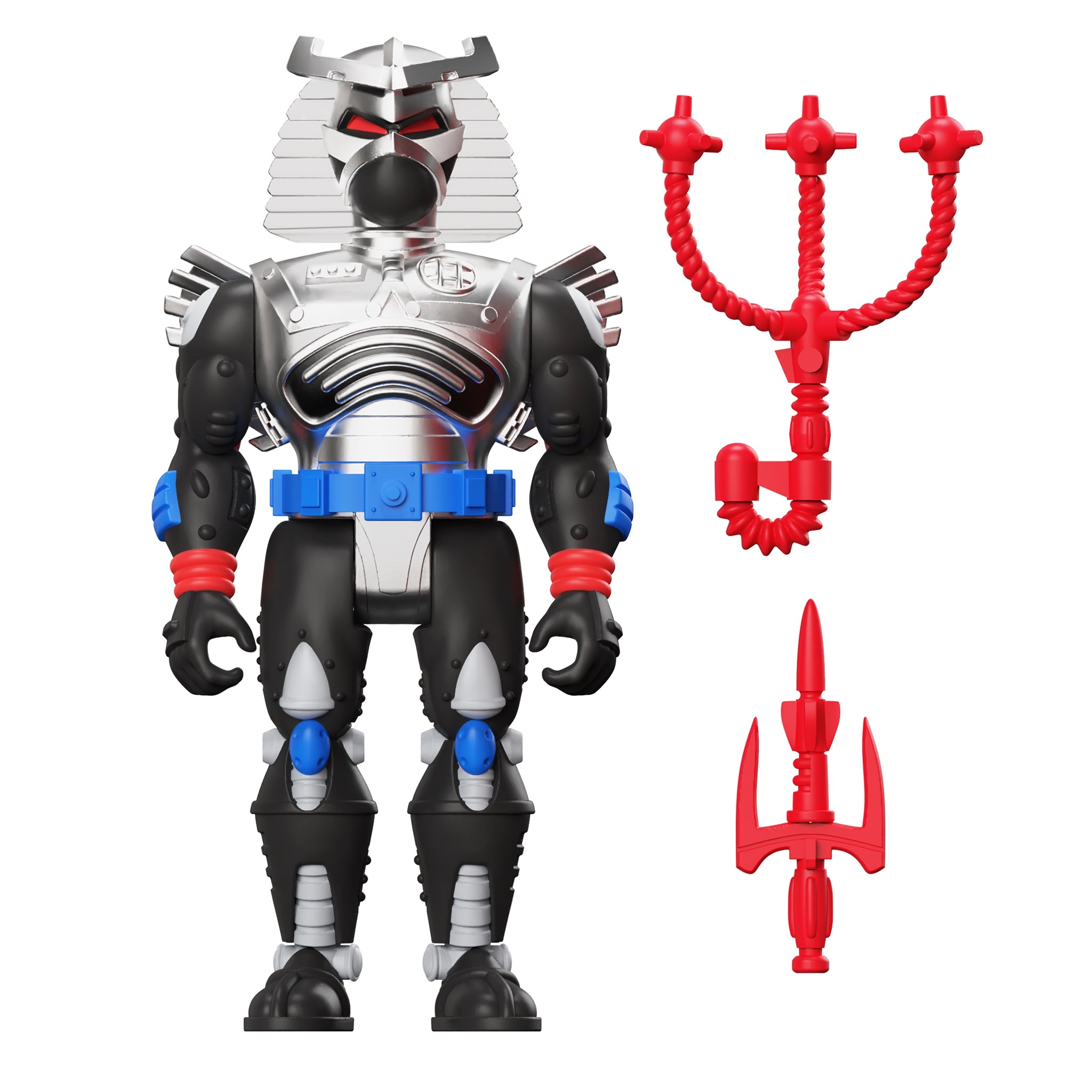 Super7 ReAction Chrome Dome figurina TMNT Wave 6