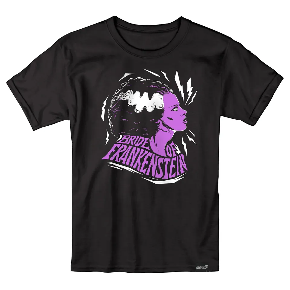 Super7 Universal Monsters Bride tricou bumbac negru