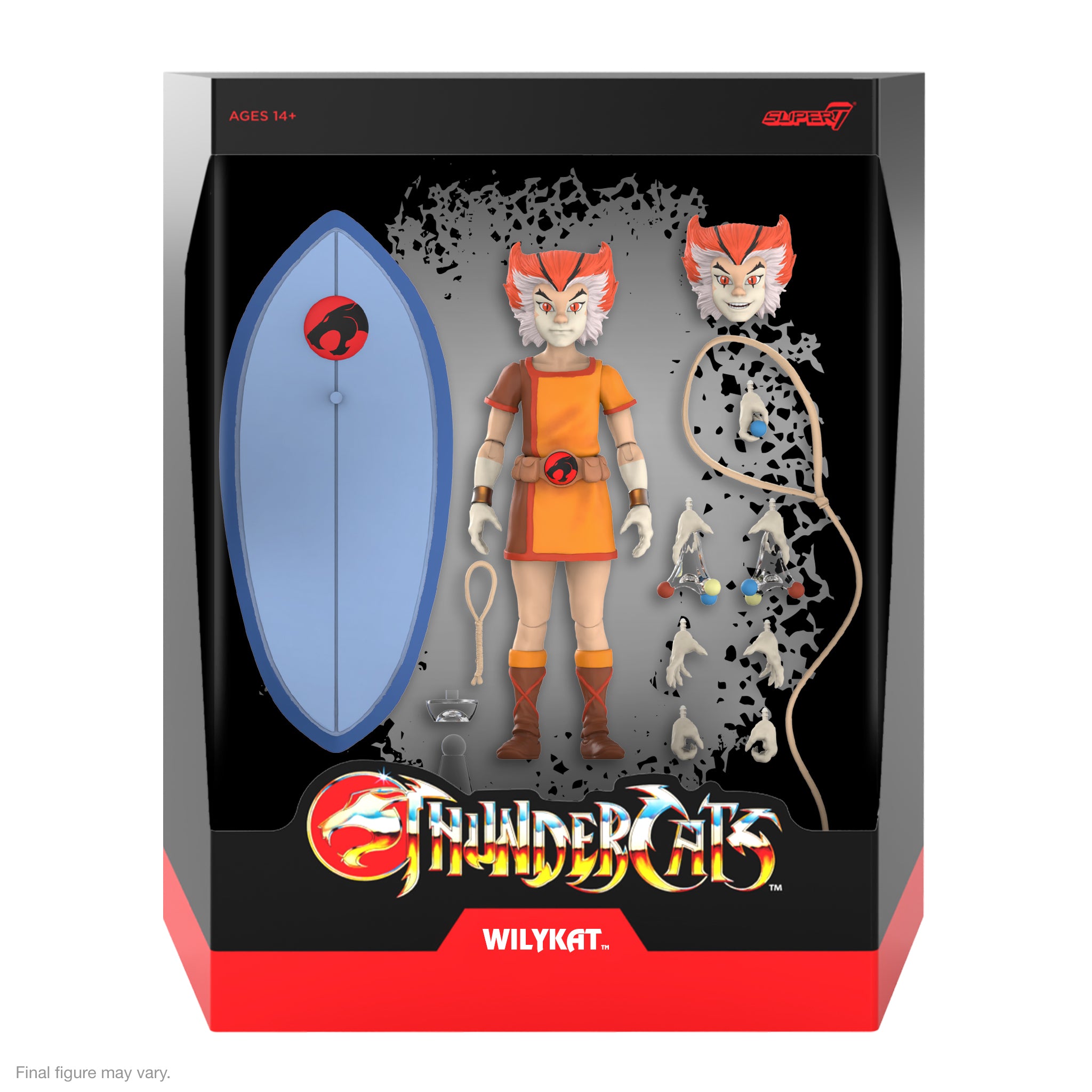 Super7 ThunderCats Ultimates WilyKat figurină articulată 18 cm