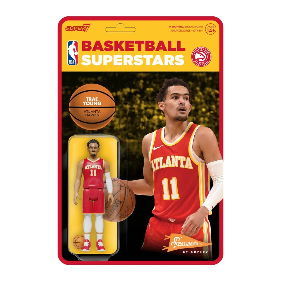 Super7 NBA Supersports figurina Trae Young Hawks