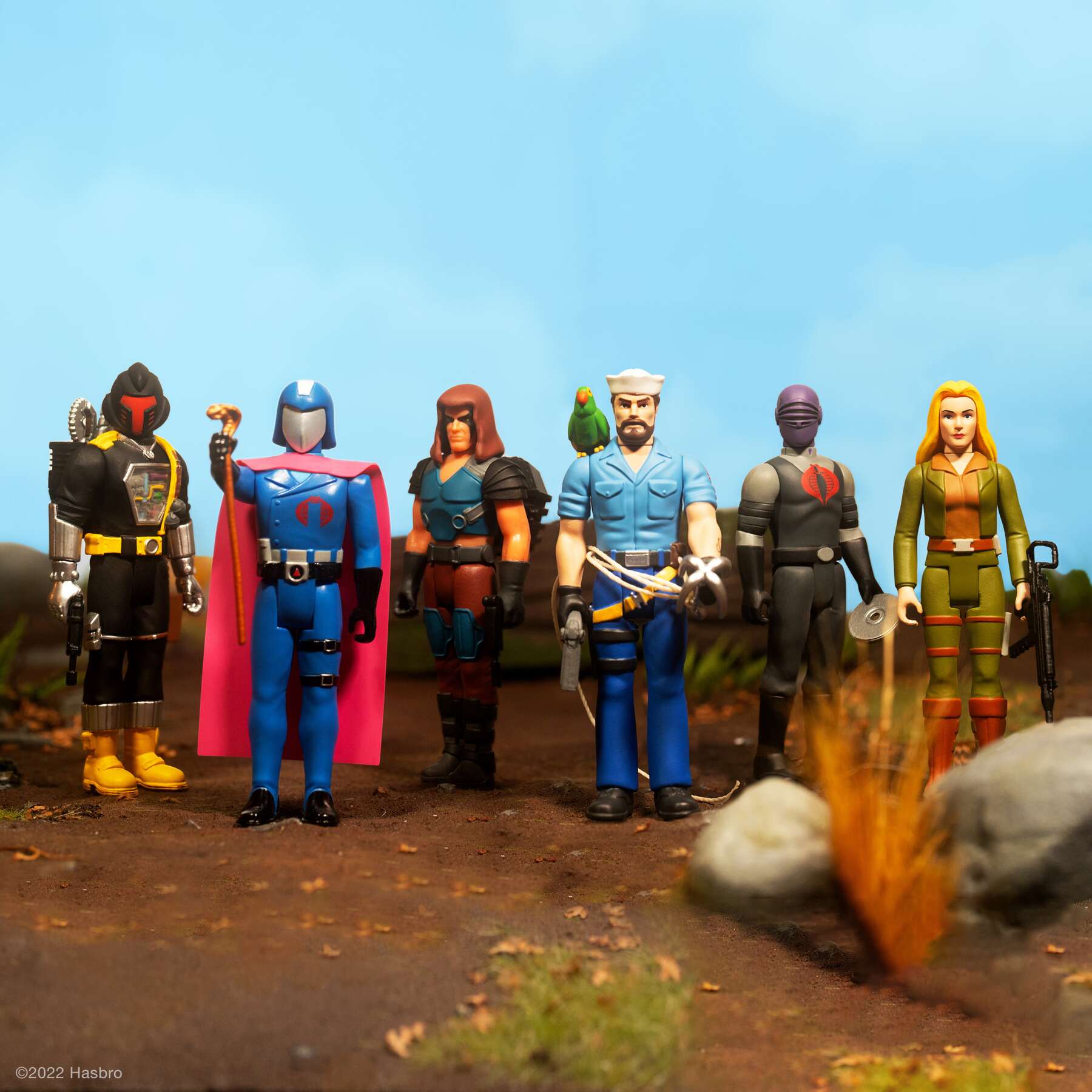 Super7 ReAction G.I. Joe Wave 4 set 6 figurine 9,5 cm