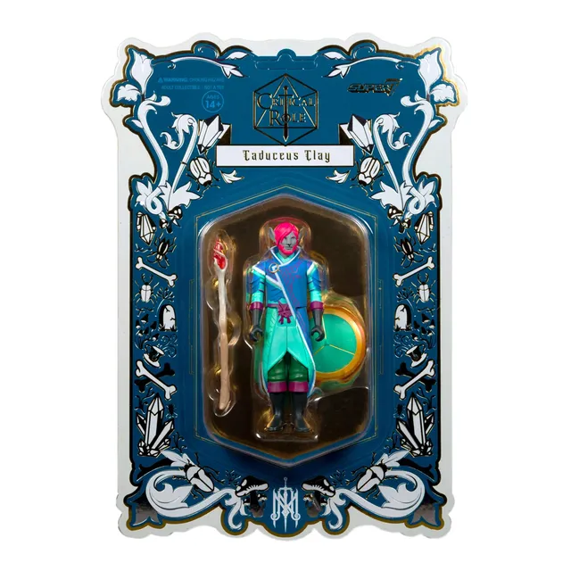 Super7 ReAction Critical Role Caduceus Clay figurina 3.75 inch