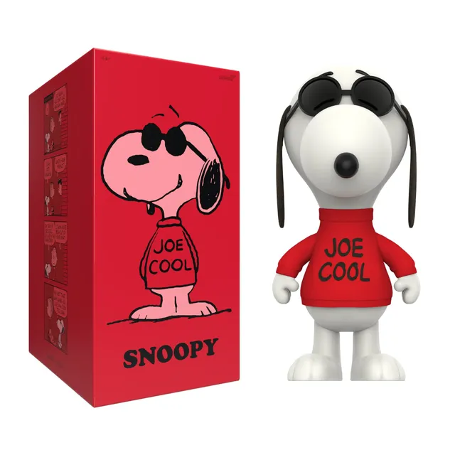Super7 Peanuts SuperSize Snoopy Joe Cool figurina vinil 30 cm articulata