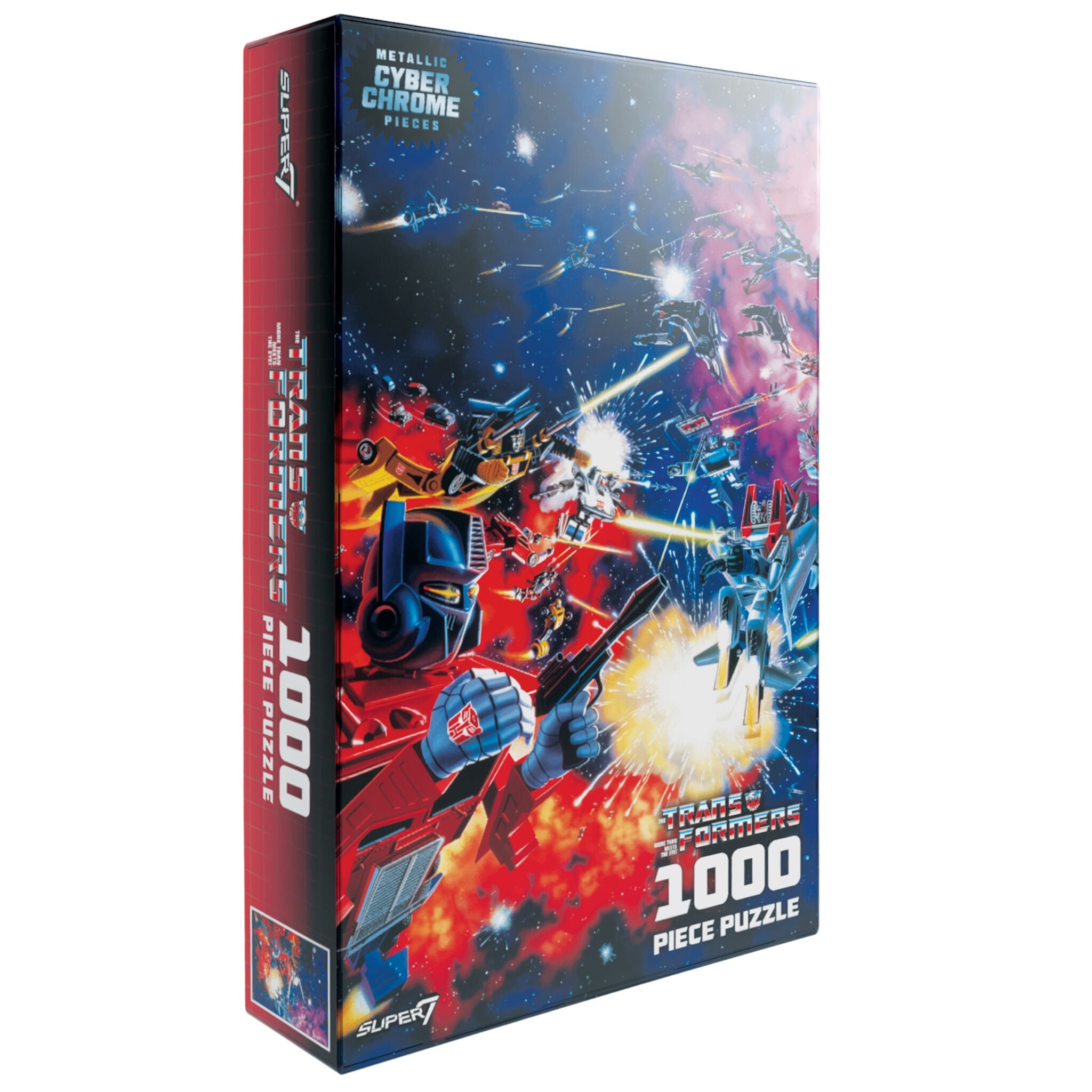 Super7 Transformers Space Fight puzzle 1000 piese crom