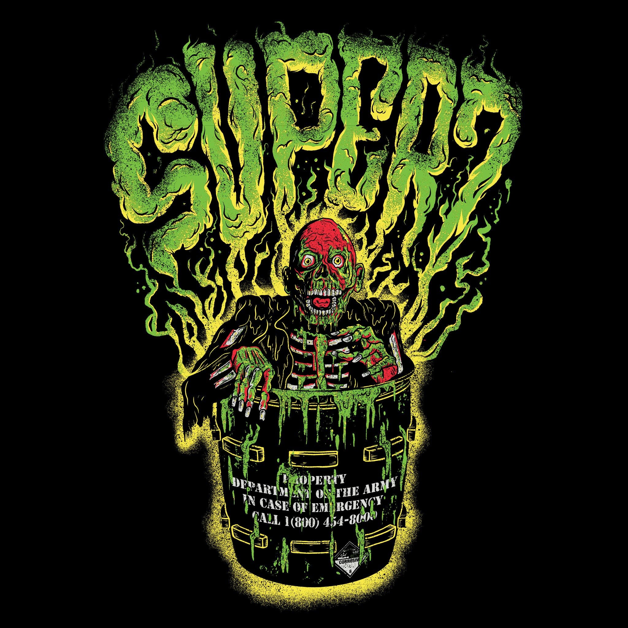 Super7 Return of the Living Dead Tar Man tricou bumbac negru