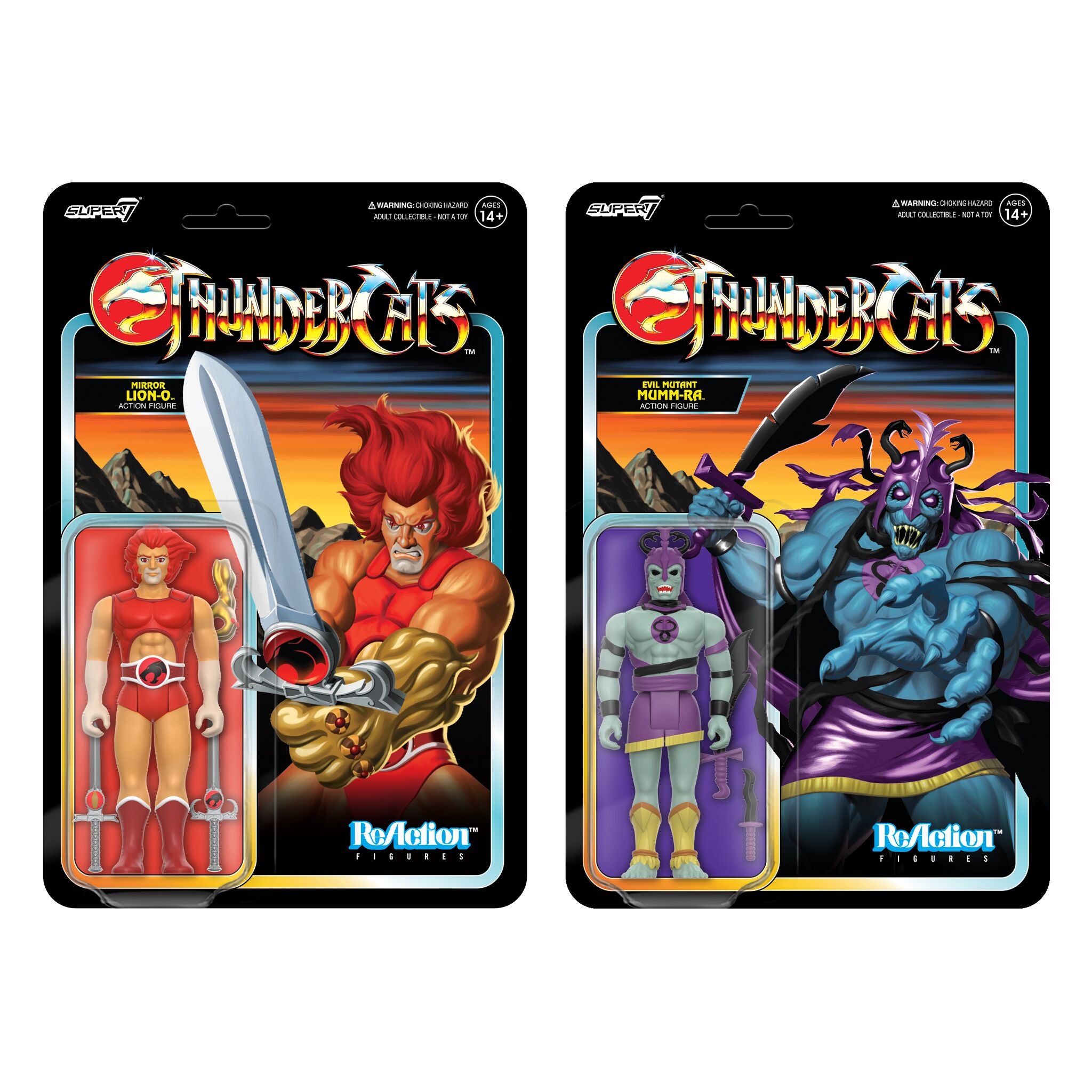 Super7 ThunderCats ReAction Lion-O Mirror figurina rosie