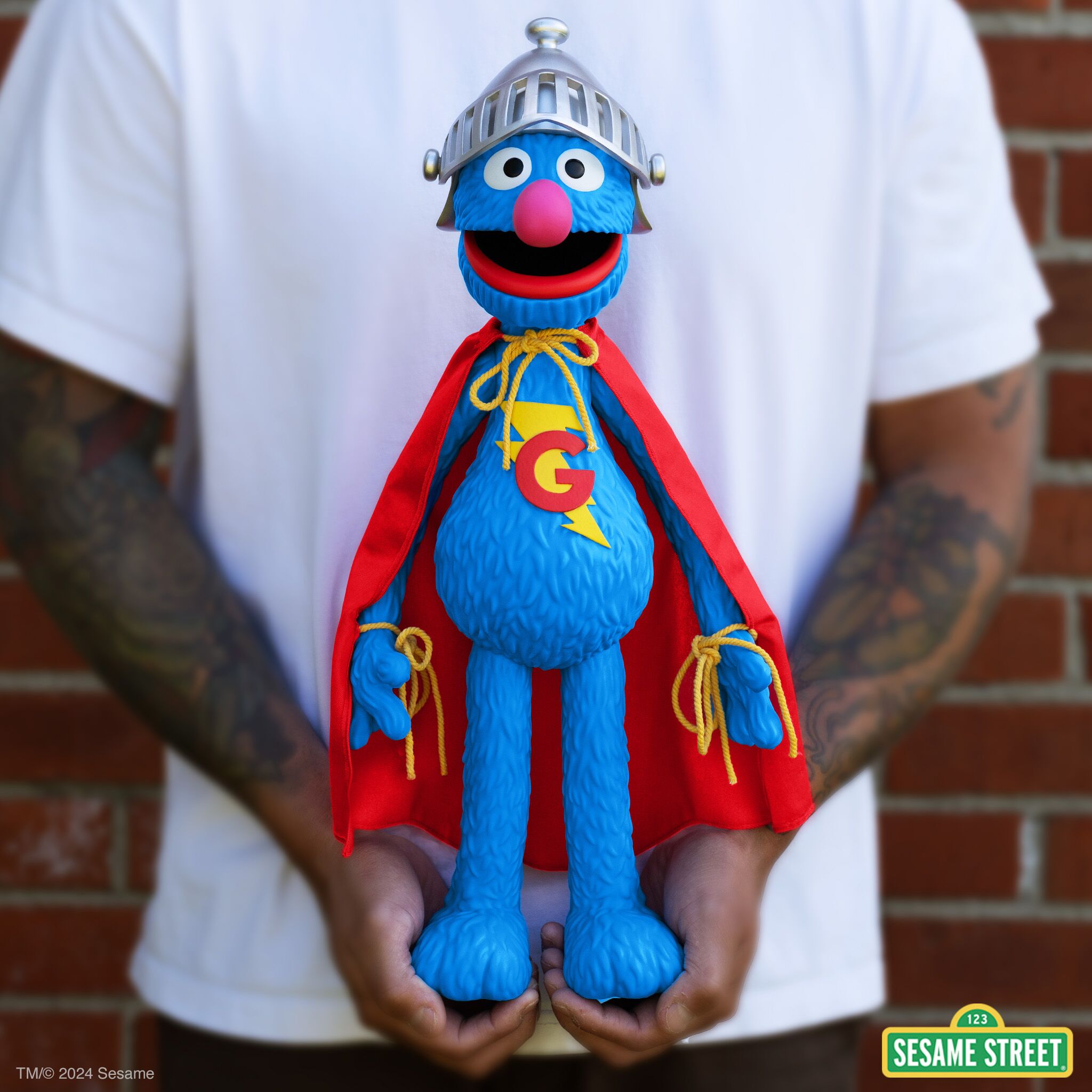 Super7 Sesame Street Super Grover vinyl 43 cm