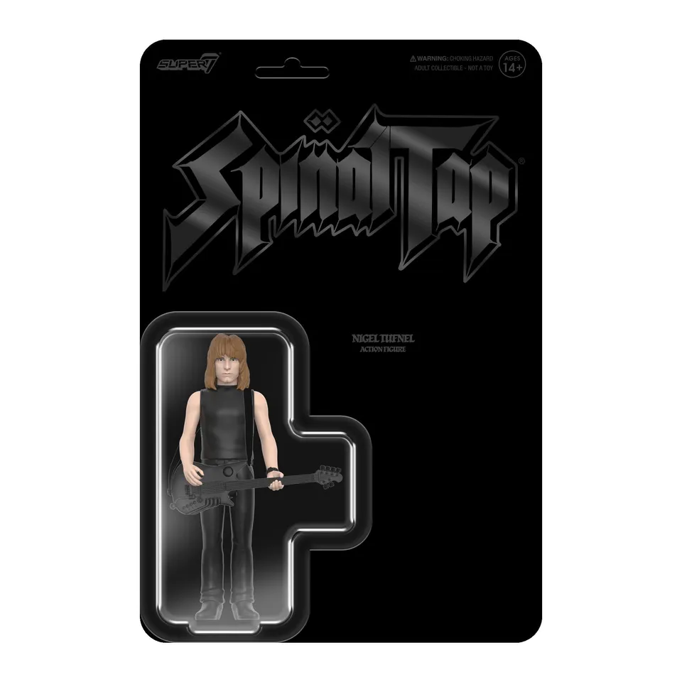 Super7 ReAction Nigel Tufnel None More Black figurina chitara