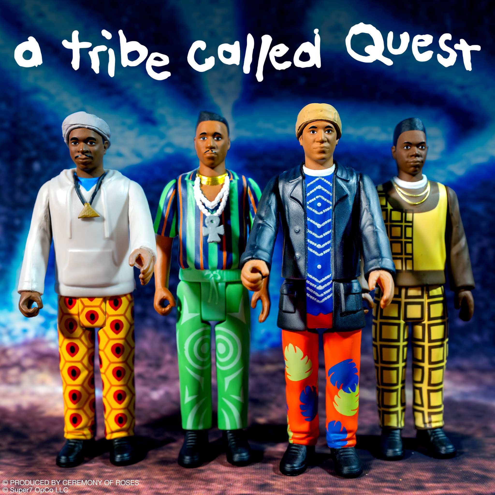 Super7 A Tribe Called Quest Wave 01 set 4 figurine rap