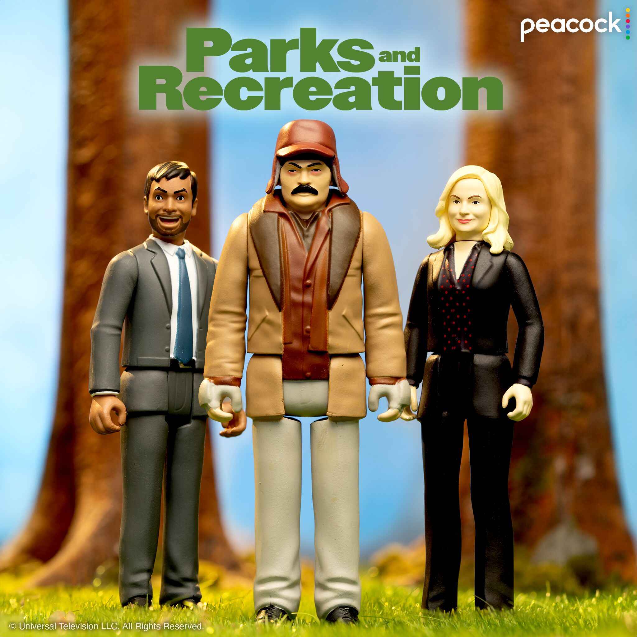 Super7 ReAction Ron Swanson Strep Throat figurina 3.75 inch serial