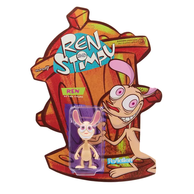 Super7 ReAction Ren figurina articulata 9,5 cm