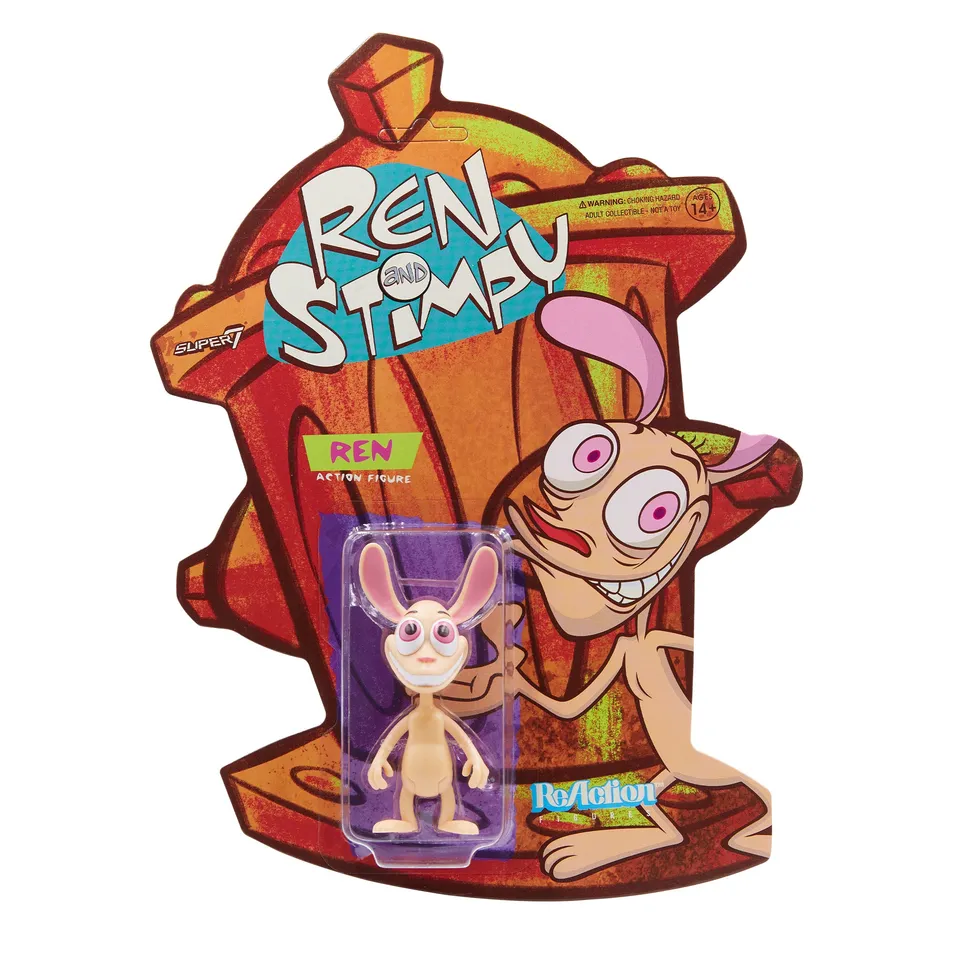 Super7 ReAction Ren figurina articulata 9,5 cm