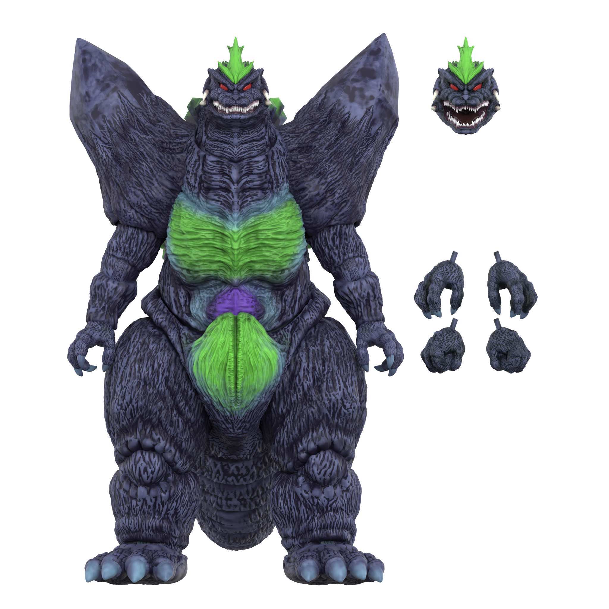 Super7 Ultimates SpaceGodzilla figurină mare 16 Bit
