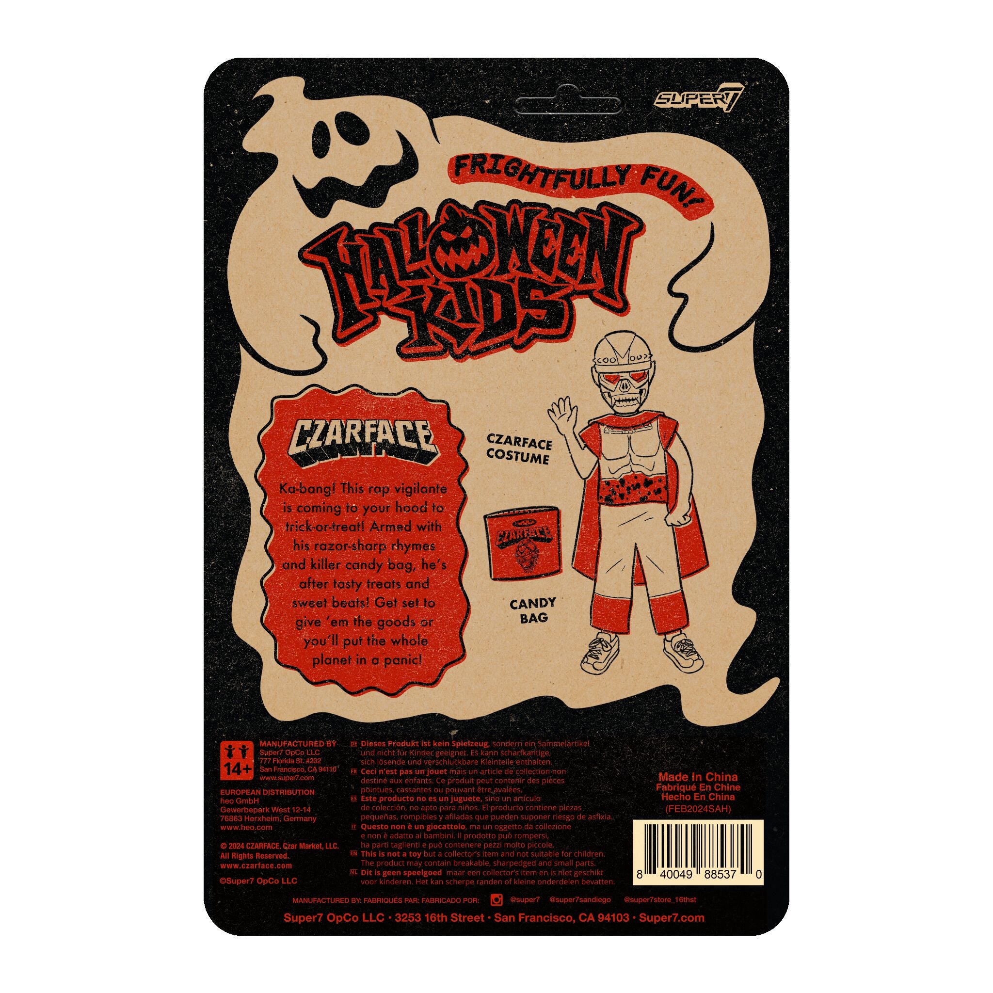 Super7 Halloween Kids Czarface Boy figurina 9,5 cm costum
