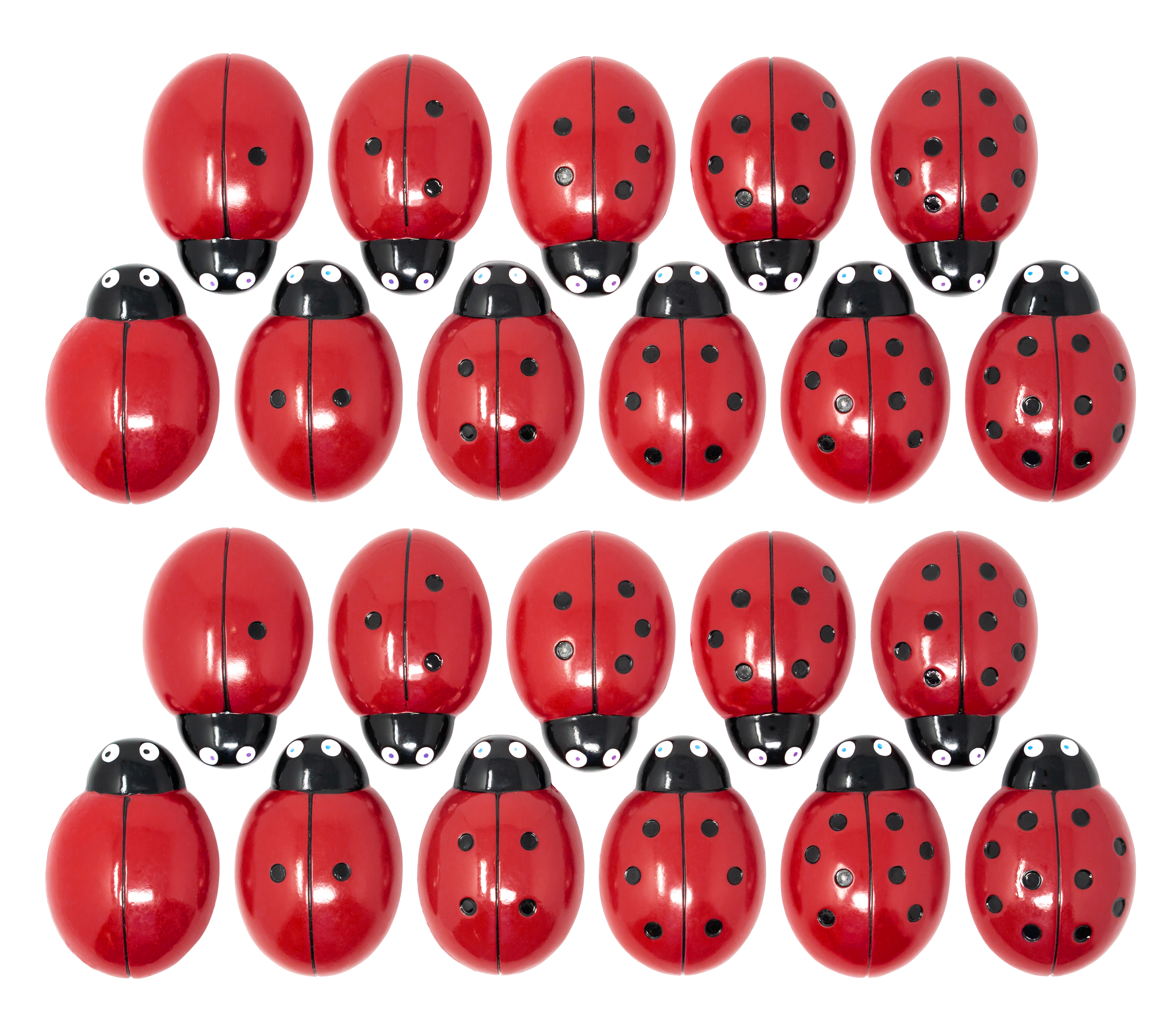 Yellow Door Ladybug Counting pack numărătoare 20 buburuze
