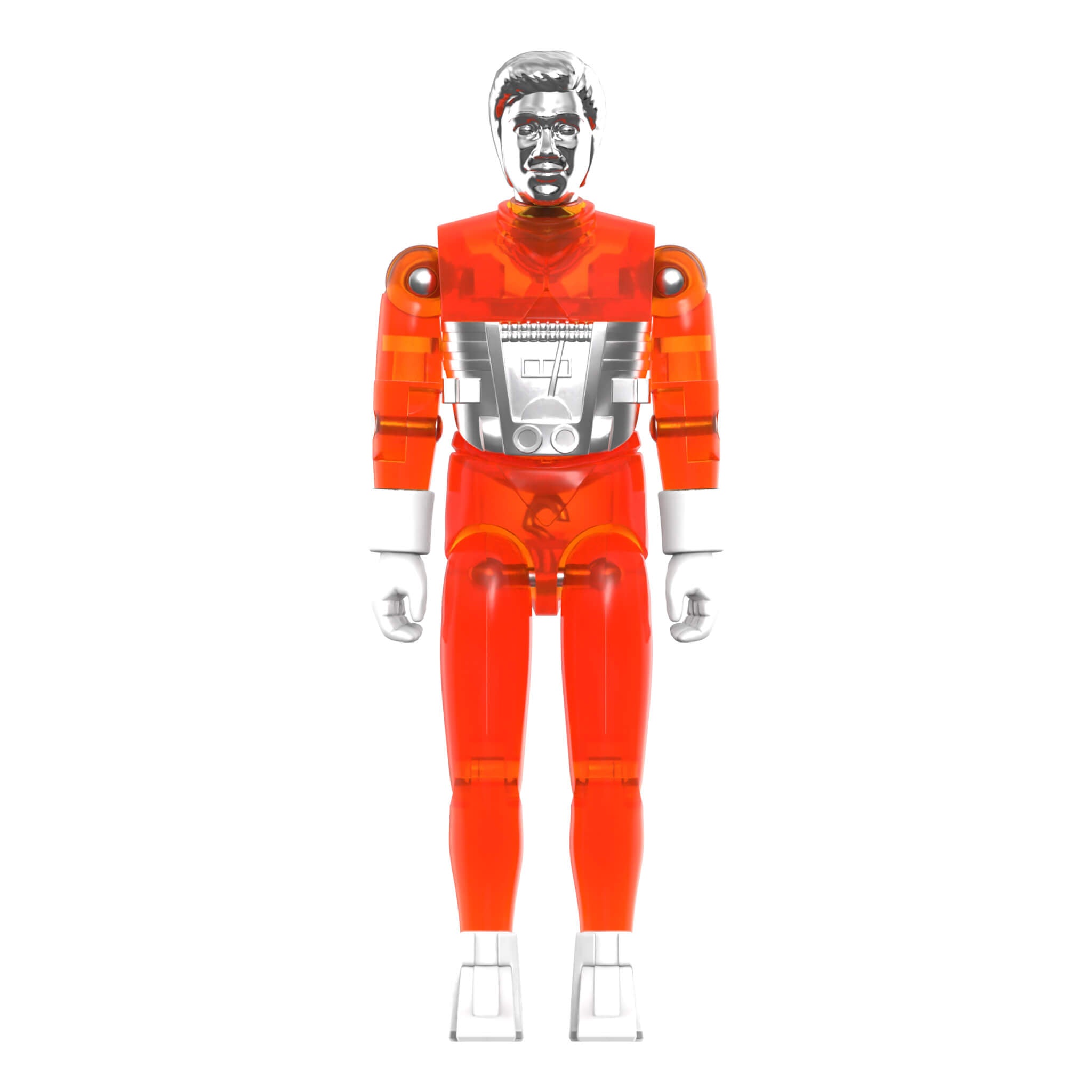 Super7 Micronauts ReAction+ Time Traveler figurina portocaliu