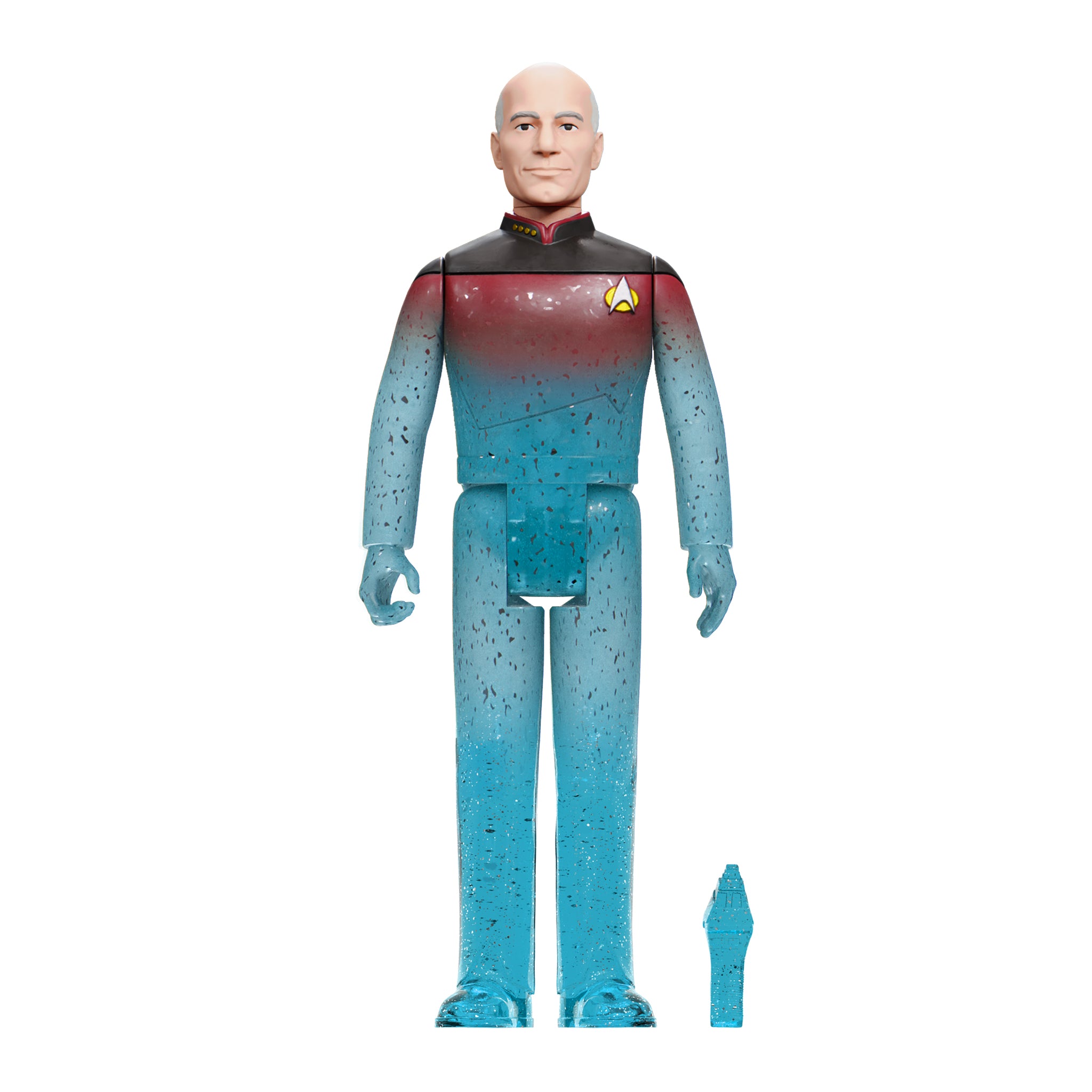 Super7 ReAction Star Trek Picard Transporter figurina glitter