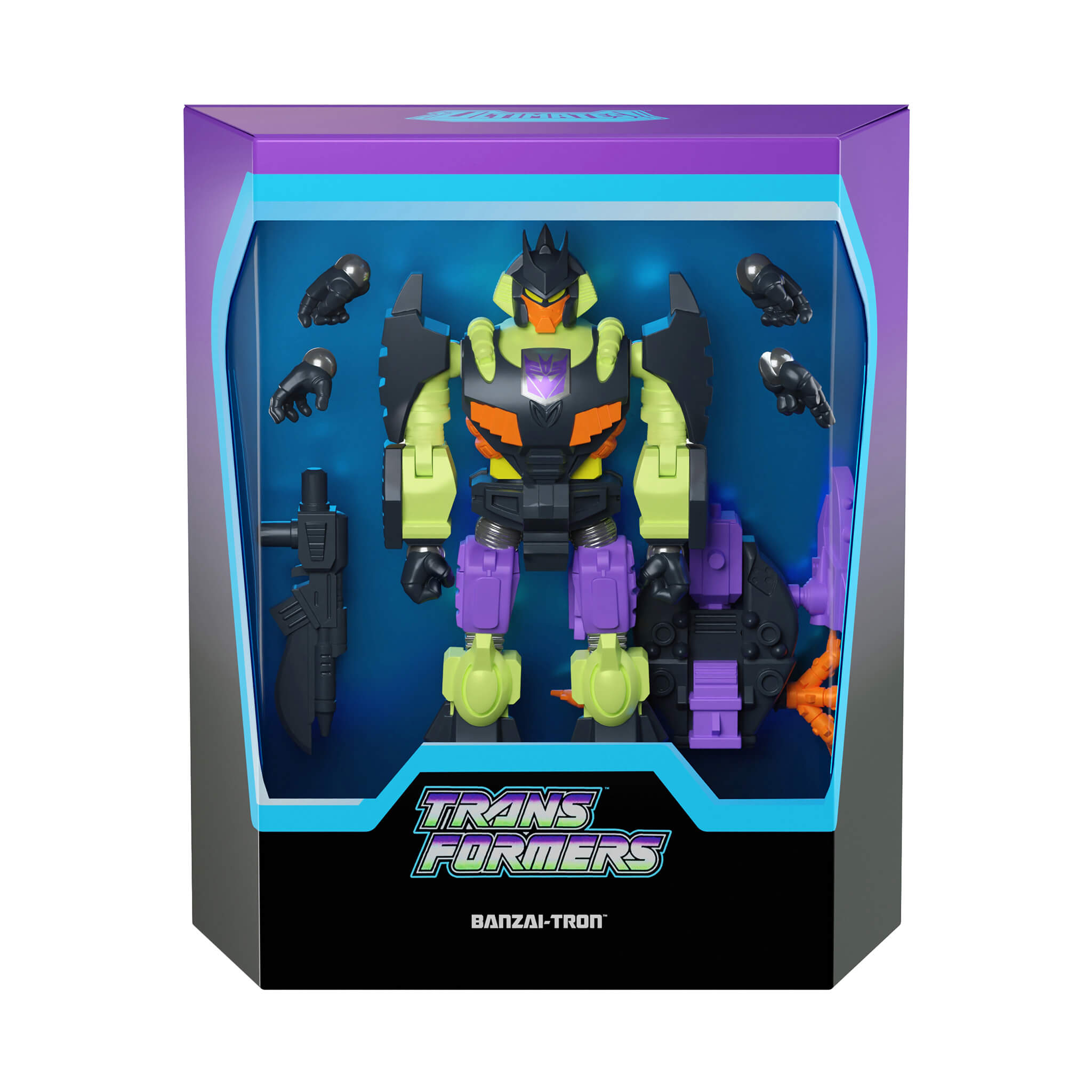 Super7 Transformers Ultimates Banzai-Tron figurina 18 cm articulata