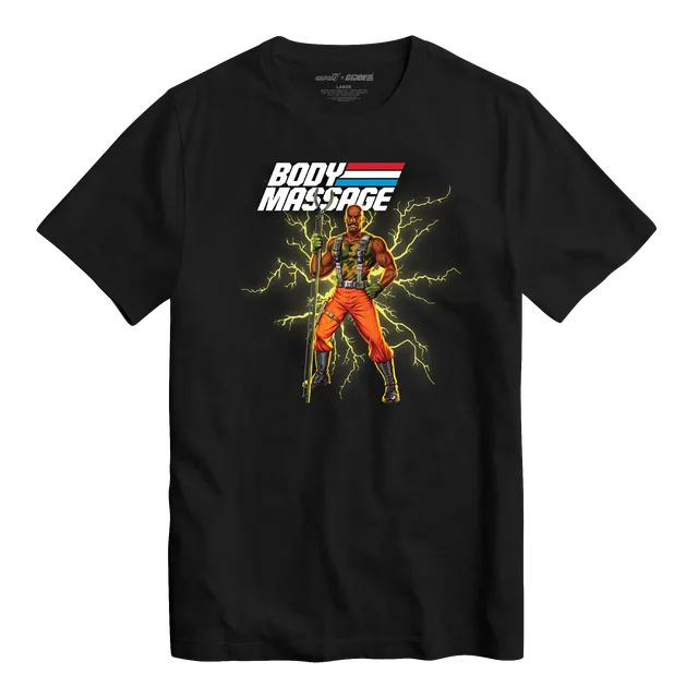Super7 G.I. Joe Roadblock tricou negru fosforescent