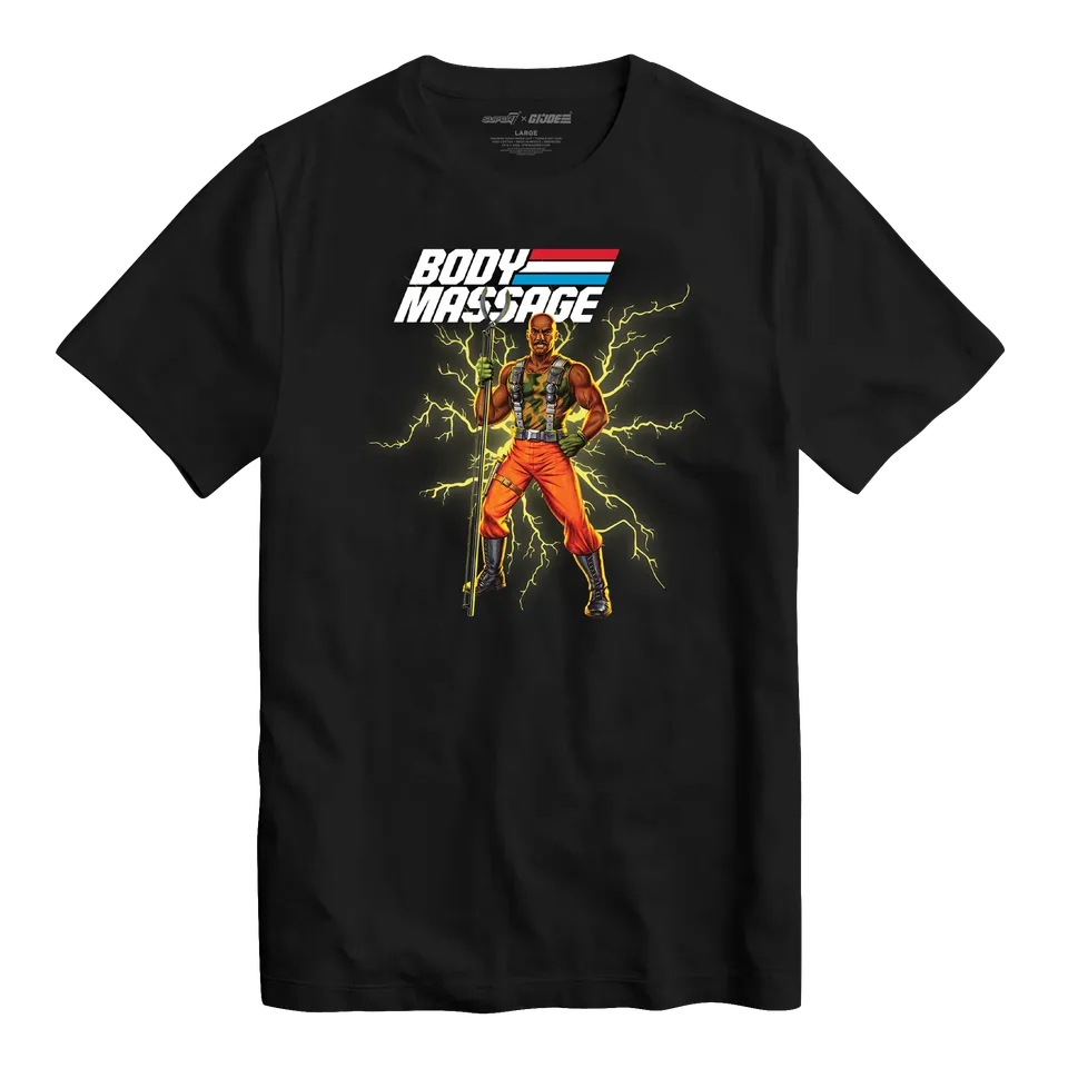 Super7 G.I. Joe Roadblock tricou negru fosforescent