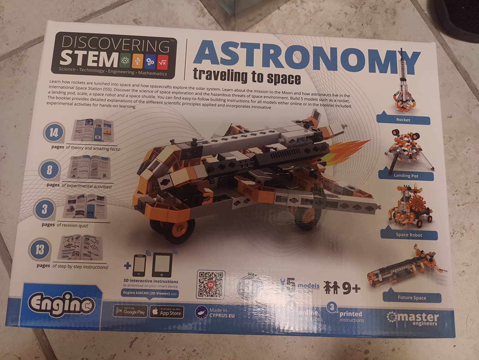 Engino Discovering STEM Astronomy set constructie spatiu 6 modele