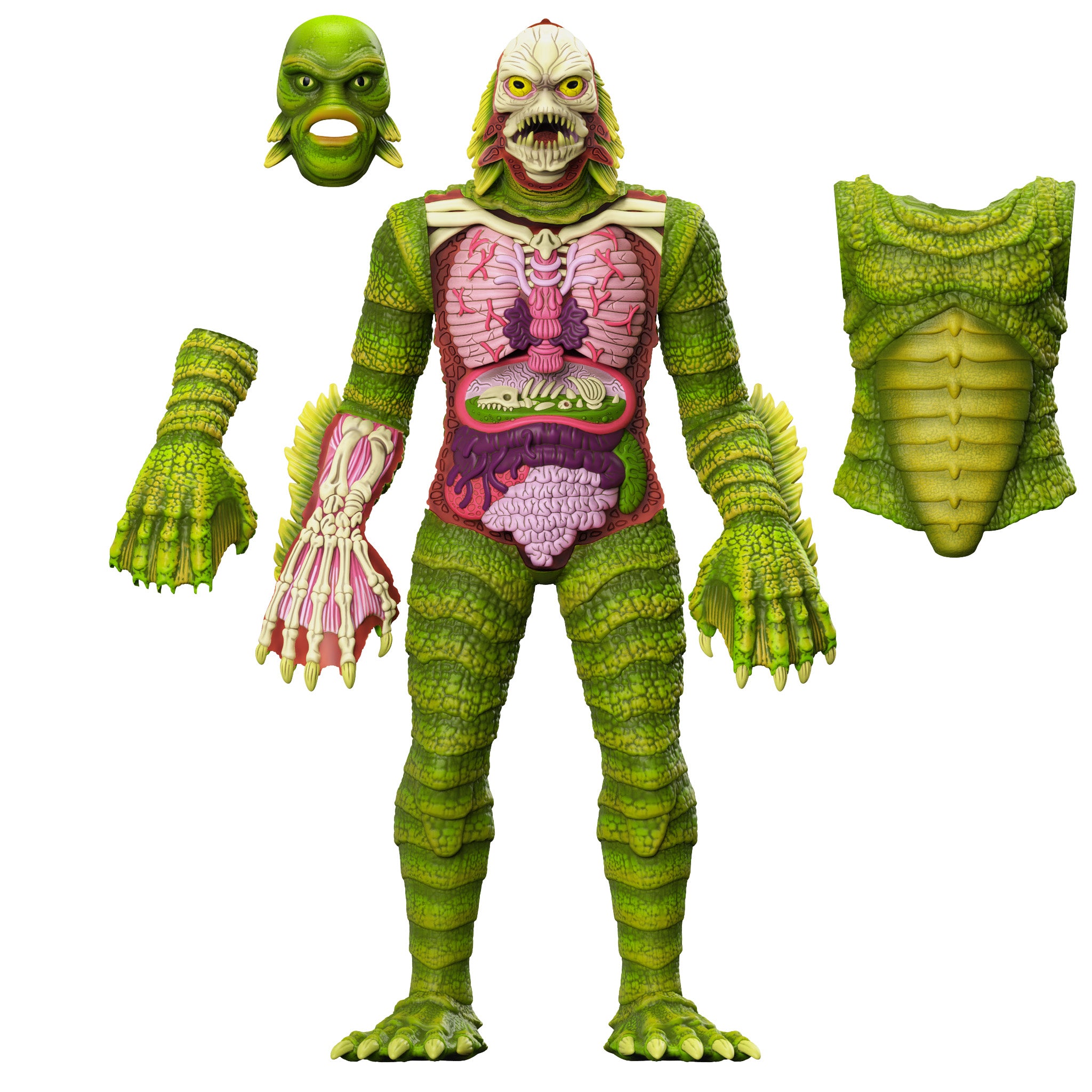 Super7 Super Cyborg Creature from the Black Lagoon figurina full color 28 cm