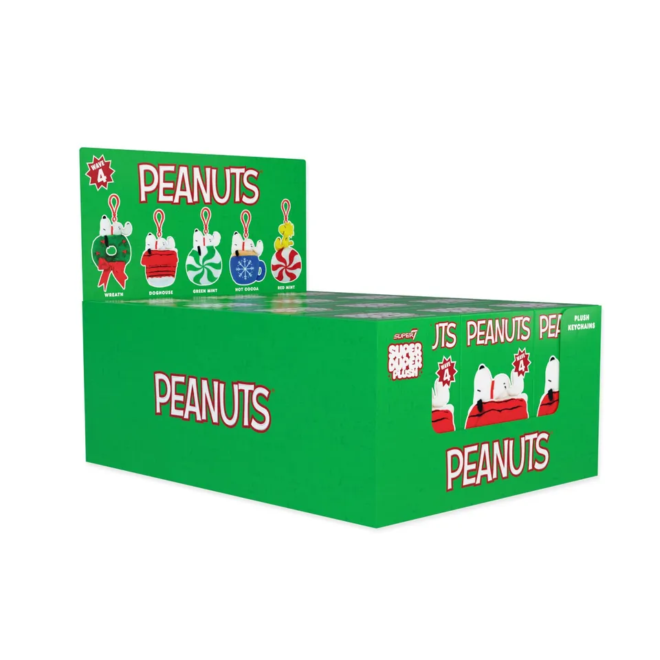Super7 Peanuts Super Duper Plush breloc plus set 12
