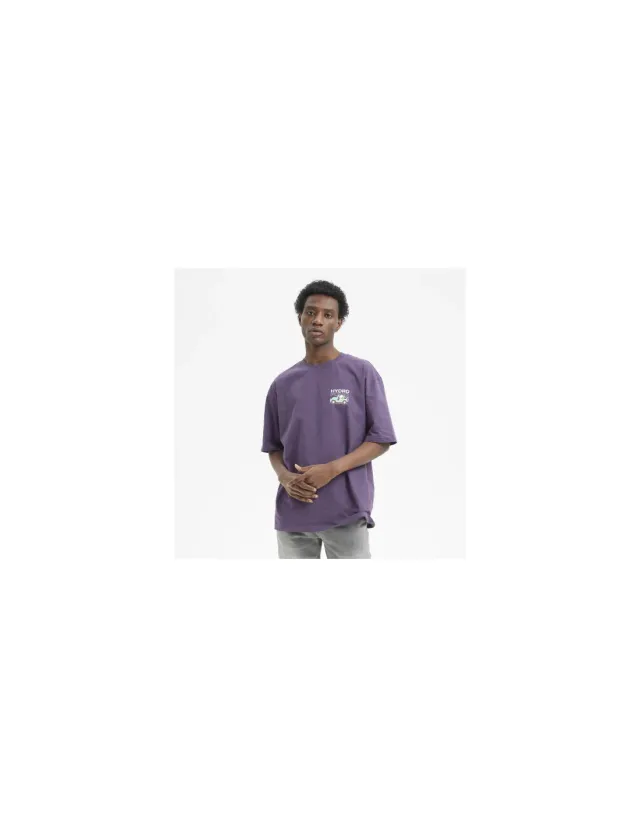 Tricou Hydroponic Roadster dark purple bumbac
