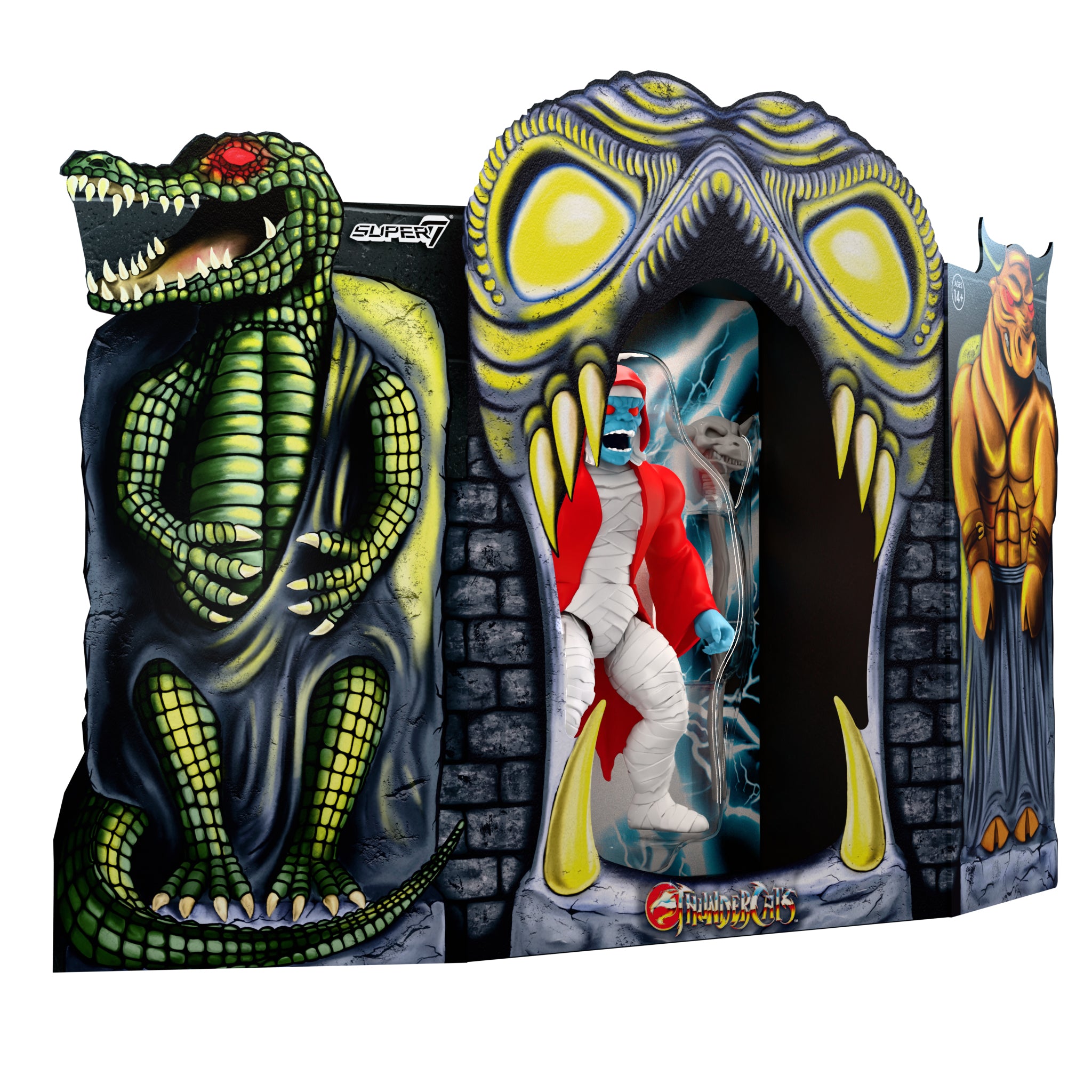 Super7 ThunderCats Vintage Mumm-Ra's Tomb set 2 figurine articulate