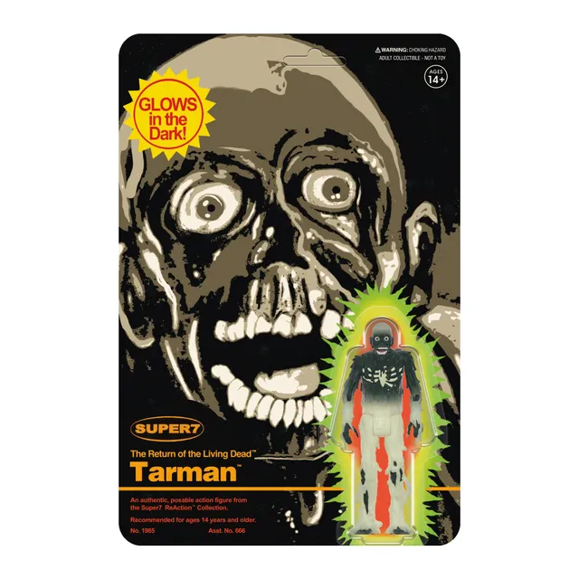 Super7 Return of the Living Dead Tarman figurina glow